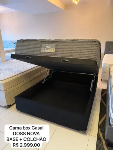 Cama box baú casal DOSS NOVO TOP DE LINHA - ENTREGO