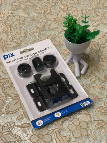 SUPORTE DE TV PIX FIXO UNIVERSAL 10? A 100? - SEGURANÇA E RESISTÊNCIA