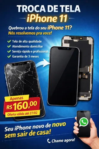 Display / Tela IPhone 11 - R$ 160,00