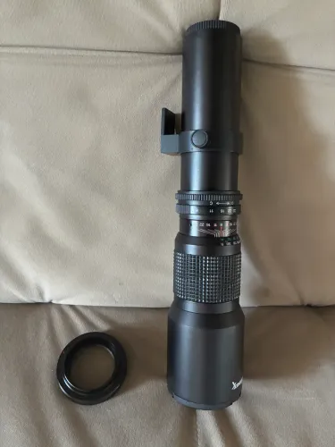 Lente Ultimaxx 500mm com adaptador