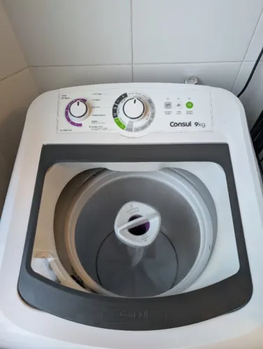 Máquina de Lavar Consul 9Kg Branca com Dosagem Econômica e Ciclo Edredom