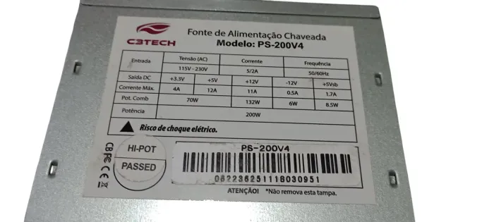 Fonte Catech 200W Home office