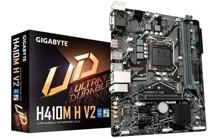 OPORTUNIDADEE Placa Mãe Gigabyte H410M H V leva 2 memorias de 2 gb cada