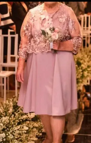Vestido côr Rosê