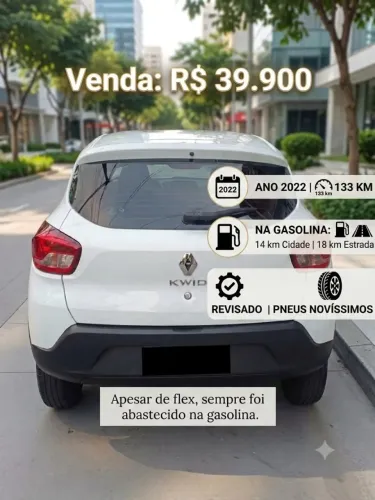 Renault Kwid Zen 1.0 Flex 12V 5P Mec. 2022