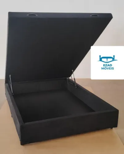Cama Box Baú Casal Solteiro Queen King | Direto da Fábrica + Frete Grátis