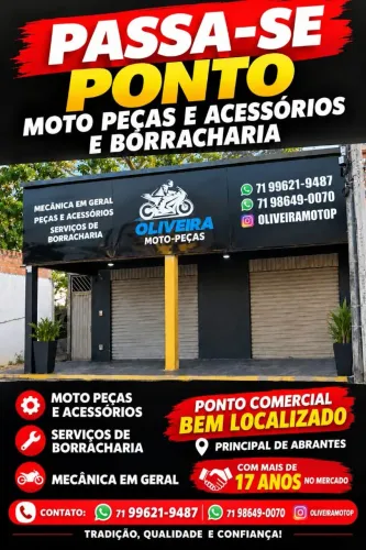 PASSA-SE PONTO DE OFICINA DE MOTOS
