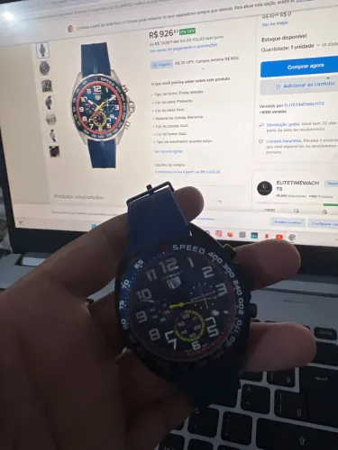 Relógio Tag Heuer Fórmula 1 Masculino Caz101al.ft8052 Redbull Azul