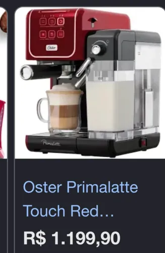 Cafeteira prima later oster 