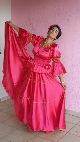Conjunto de Saia e blusa cigana