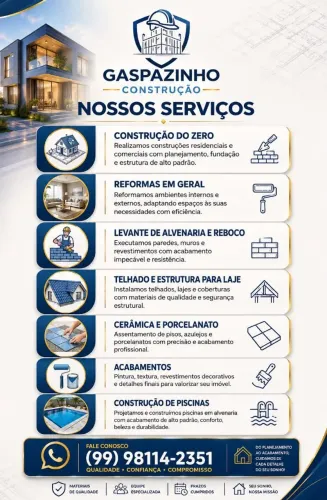 GASPARZINHO CONSTRUÇÕES 