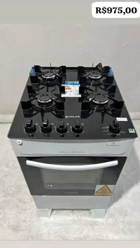 Fogão Atlas 4 bocas com forno