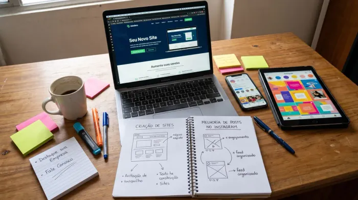Sites personalizados e melhoria de feed