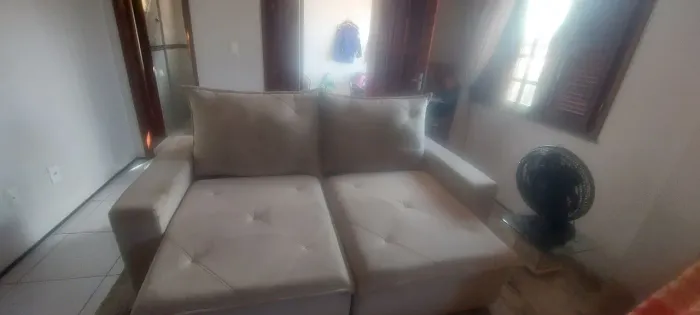 Sofá retrátil 3 lugares