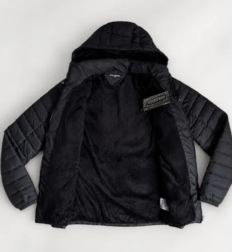 Jaqueta Puffer Forrada com Capuz