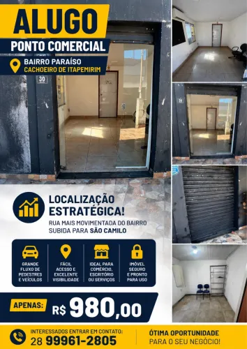 Loja comercial paraíso