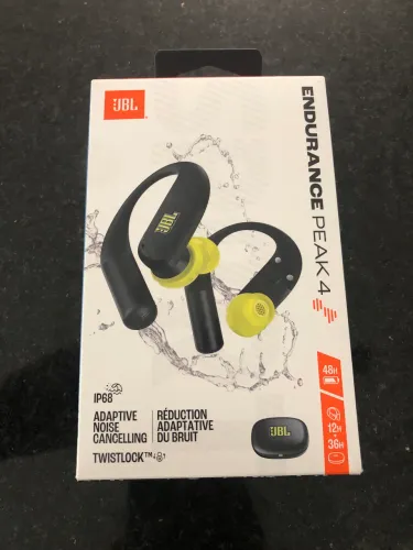 Fone bluetooth jbl endurance peak 4 novo!