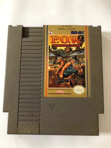 CARTUCHO P.O.W PRISONERS OF WAR NINTENDO ORIGINAL