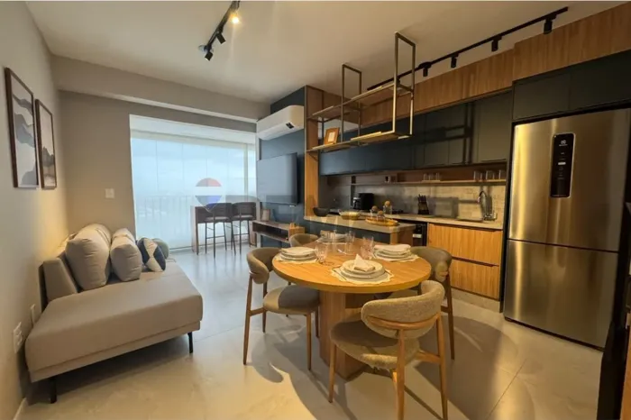 Apartamento para locação, 1 dormitório, totalmente mobiliado, Campolim