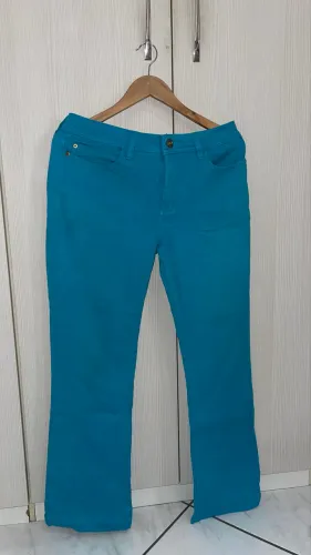 CALÇA SARJA AZUL