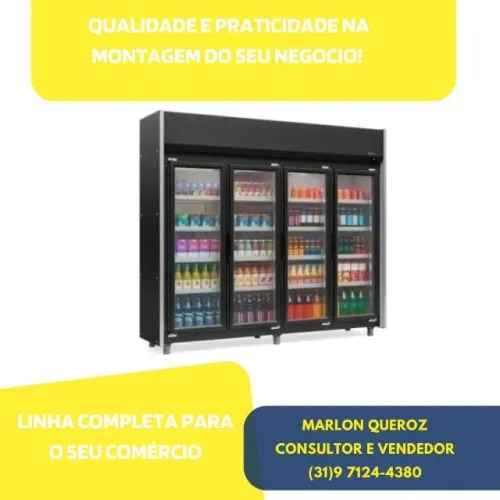 Refrigerador 4 Portas Gelopar Novo