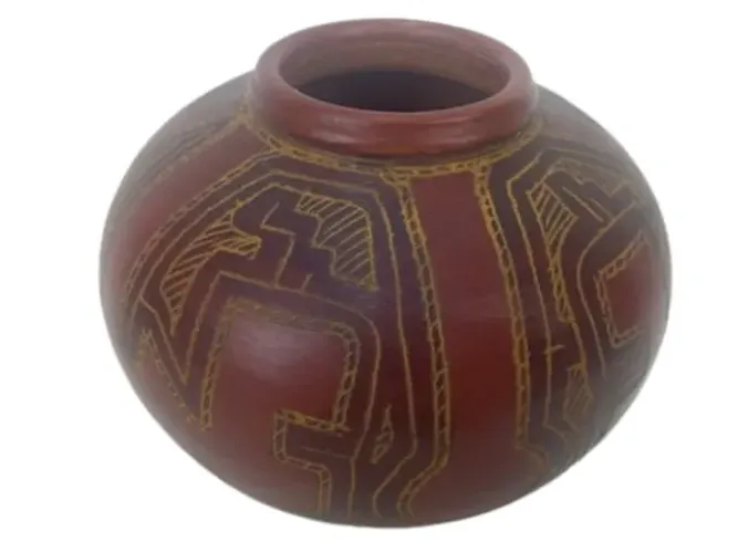 VASO DE CERÂMICA VINTAGE - USADO
