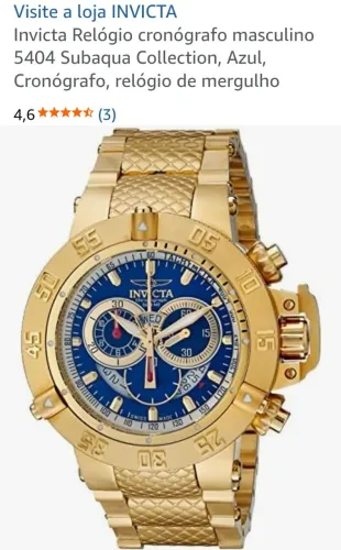 Invicta sub Aqua Norma lll 5404 usado em ótimo estado 
