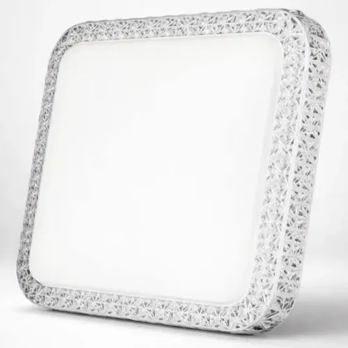 Luminaria Plafon Led Sobrepor Efeito Cristal