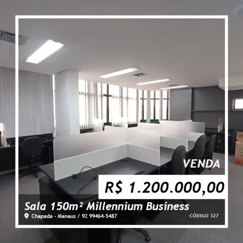 Vendo Sala mobiliada no Millenium Business / 9 2 9 9 4 6 4 - 5 4 8 7