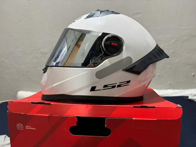 CAPACETE LS2 Classic pro BRANCO NOVO