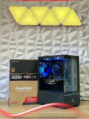 PC GAMER CORE I3 12100/ 32GB RAM DDR4/ RX 6500XT 4GB 12X SEM JUROS