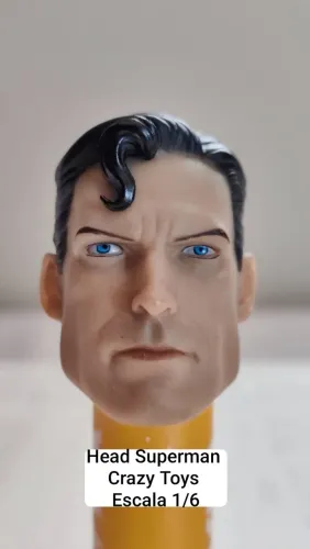 Cabeça Head Superman Crazy Toys Escala 1/6
