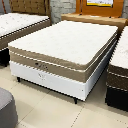 Colchão Airflex Casal com Molas Ensacadas 25x188x138cm / pronta entrega