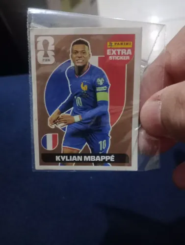 Figurinha RARA extra legend Kyllian Mbappé, da França. Copa do Mundo 2026 Panini