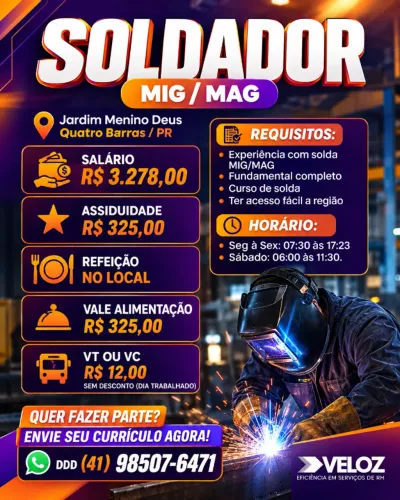 Soldador - Quatro Barras