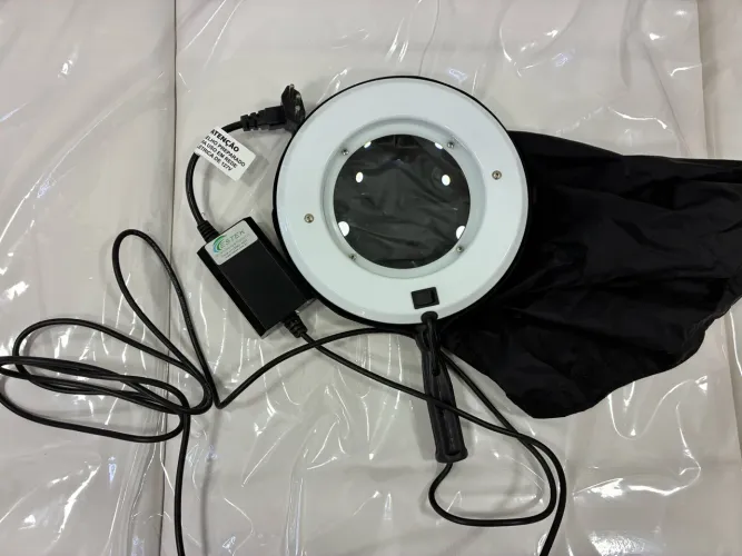 Lupa duo com luz de wood Estek original