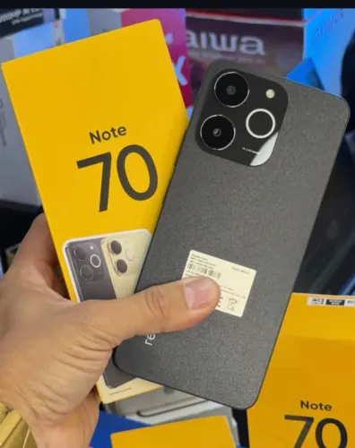 Celular Note 70 - Realme tela de 6.74P - 128Gb - Preto
