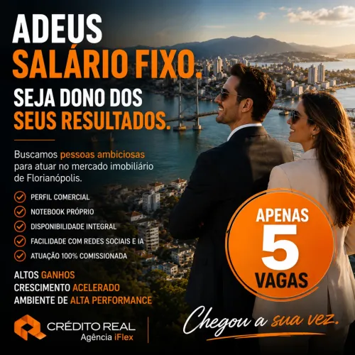 Consultor Imobiliário | Altas Comissões | Centro Florianópolis