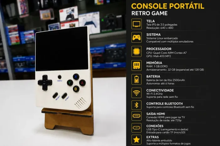 Arbenirc RG 35 xxplus suporte para tv e Bluetooth