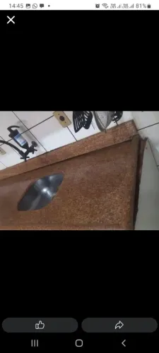 Tampão de pia de mármore