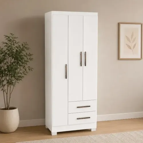 Guarda Roupa Isis Branco (PRODUTO NOVO)*