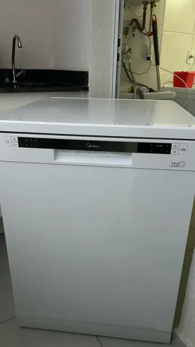 Lava-Louças Midea 14 Serviços Branca 127V (Modelo DWA14B1)