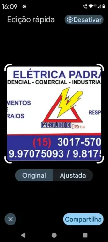 Serviço de eletricista predial 