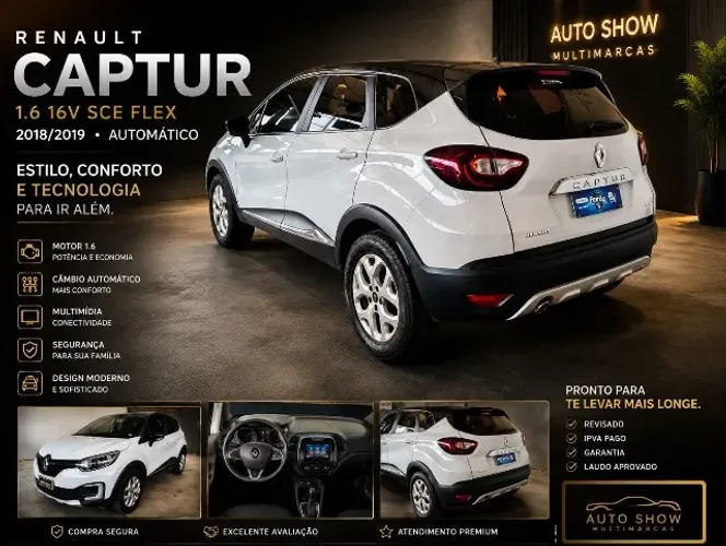 Renault Captur Zen 1.6 16V Flex 5P Aut. 2019