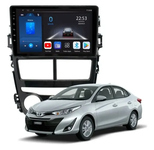 Central Multimídia / Car DVD Navigation (Android com tela capacitiva)