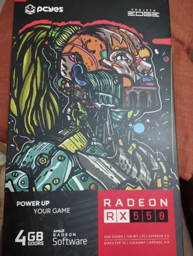 Placa de vídeo RX550 PC YES