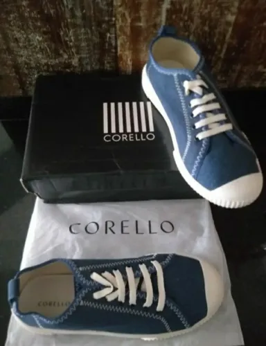 TÊNIS JEANS, UNISSEX, MARCA CORELLO.