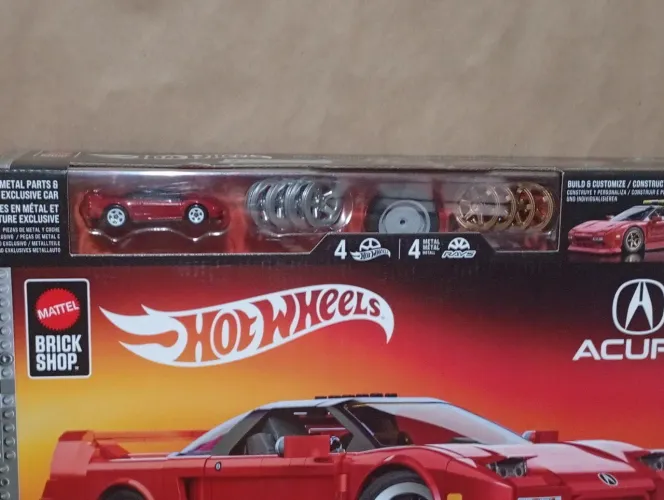 Mattel Brick Shop Hot Wheels Jogo de Construção Elite '90 Acura