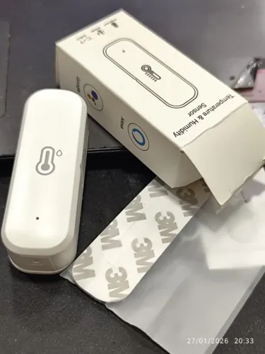 Sensor de temperatura e umidade Tuya Zigbee Smart Home