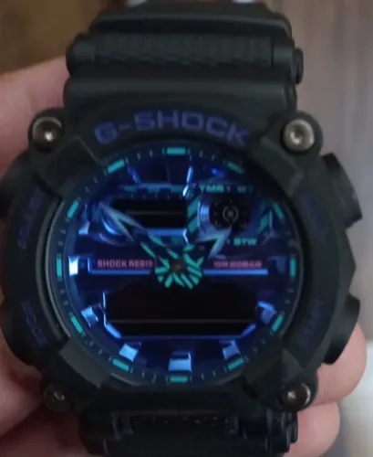 Relogio casio GA-900VB-1A (Virtual Blue)